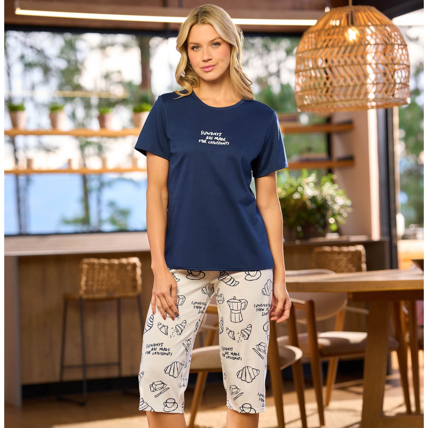 PIJAMA CAPRI PARISIEN 418016 05
